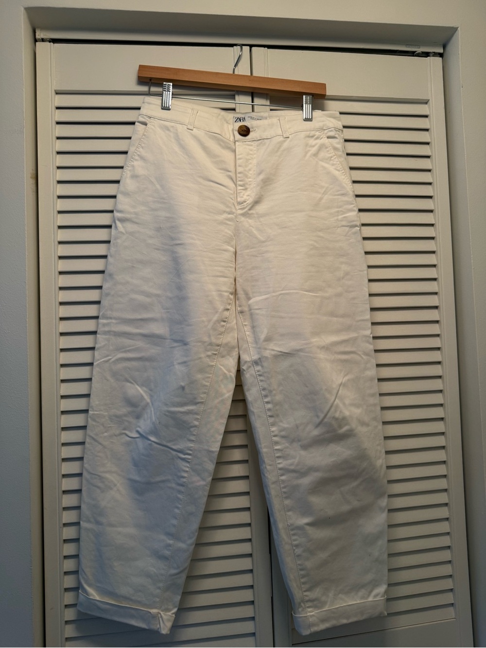 Zara white Chino Pants